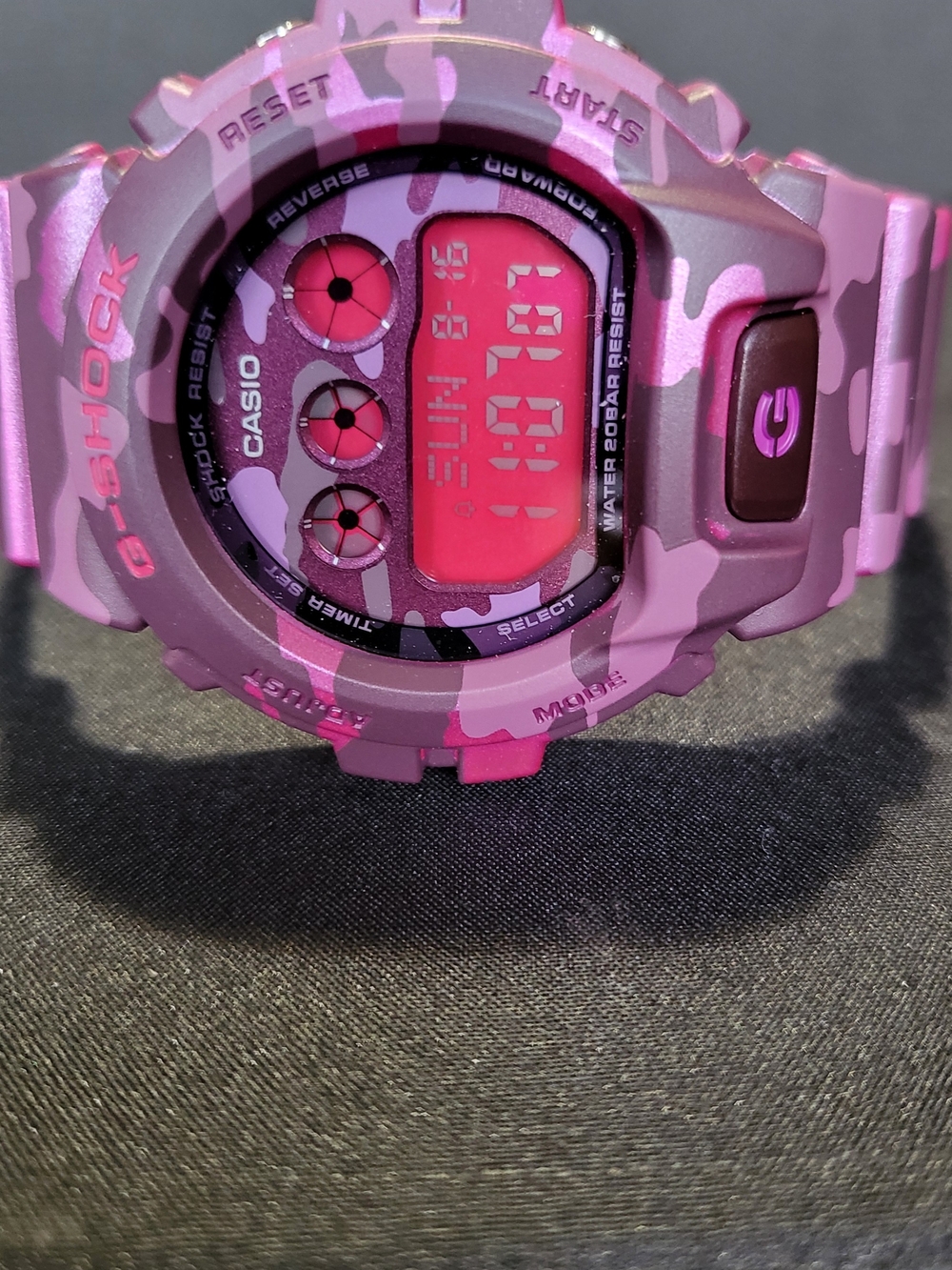 G-Shock GMD-S6900CF Pink Camo Digital Watch - Picture 6 of 8